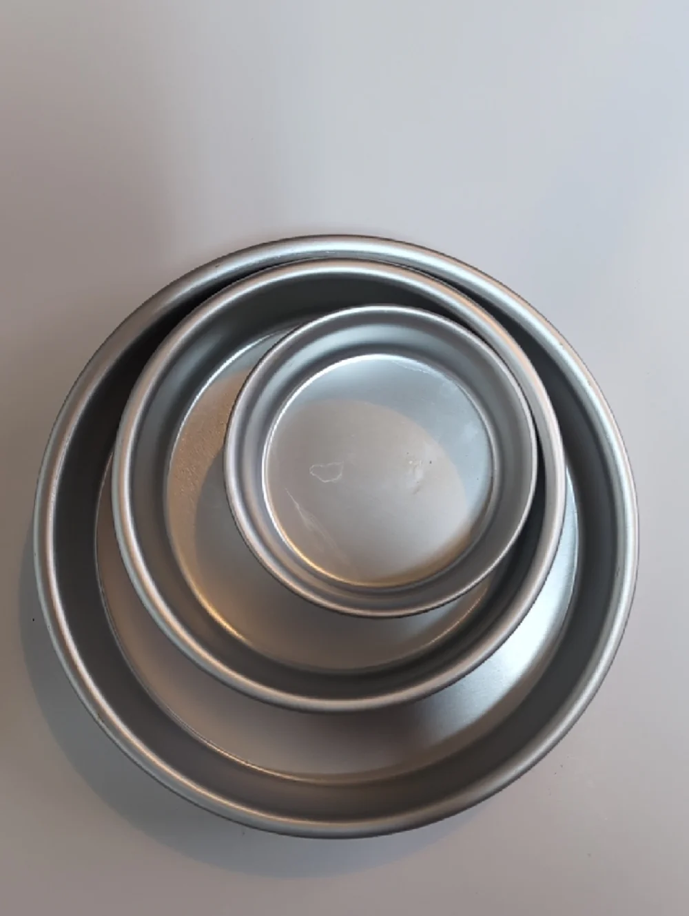 Wilton Tiered Trio Round Pan Set - Purple and Silver